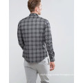 Loose Denim Check Shirt